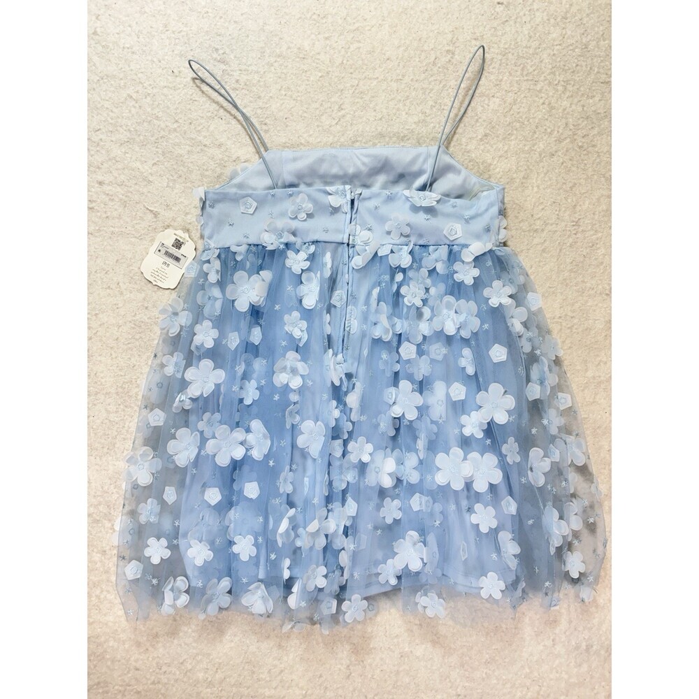 Altar'd State Aurora Floral Mesh Babydoll Dress grad party prom Embellished NWT - Picture 6 of 10
